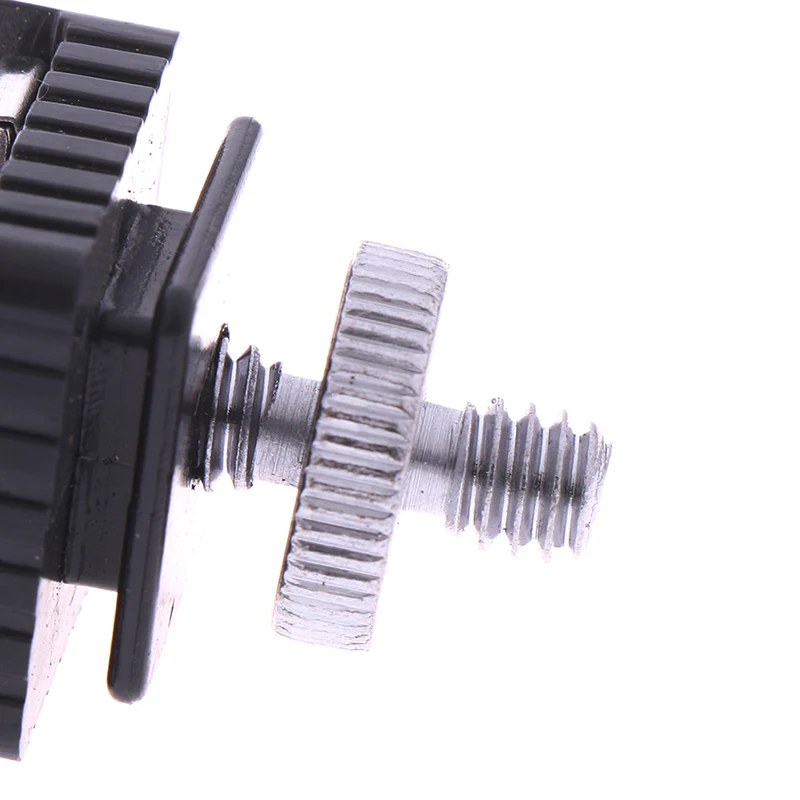 1Set Metal Flash Hot Shoe Mount Adapter To 1/4" Screw Thread For Studio Light Stand Tripod Camera Accessories