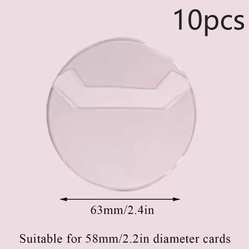 Runde Abzeichen Hülse Transparent Halter Schutz Ita Tasche Pin Fall Schutzhülle Display Brosche Anime Cartoon Ärmeln Pins Spielzeug Geschenk – Detail 6