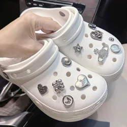 Hot sales Fashion trends Hole Shoe Charms for DIY Lost Saturn Shoe Buckle Decoration for Shoe Charm Sandals Clogs Kids Gifts