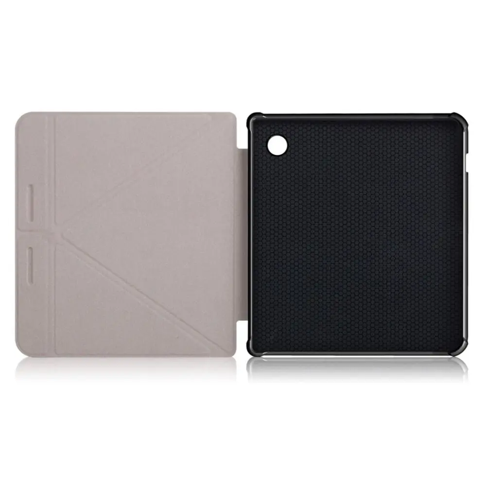 Auto Wake/Sleep N873 Smart Case 7 inch Multi-folding Stand eReader Cover PU Leather Shockproof for Kobo Libra H2O