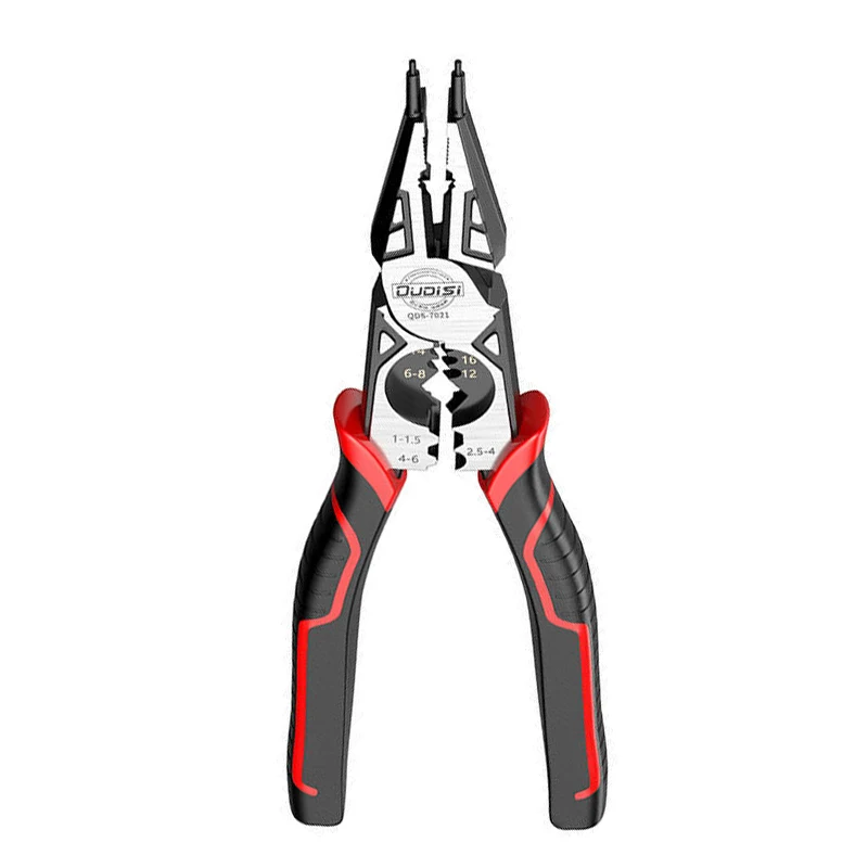 Heavy-duty Needle-nose Pliers, Durable Stripping And Screw Holding Function, With Precision Wire Cutters And Soft Grip, Professi