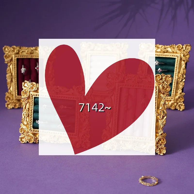 

Винтажная подставка для золотых колец, замшевый поднос для сережек, дизайн барокко, подарки на свадьбу и день рождения, бархатный органайзер для помолвки, реквизит