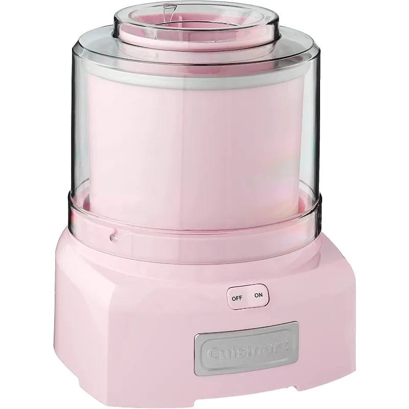 Cuisinart ICE-21PKP1 au yaourt glacé signé-Crème glacée et sorbetière, rose, 1.5 pintes