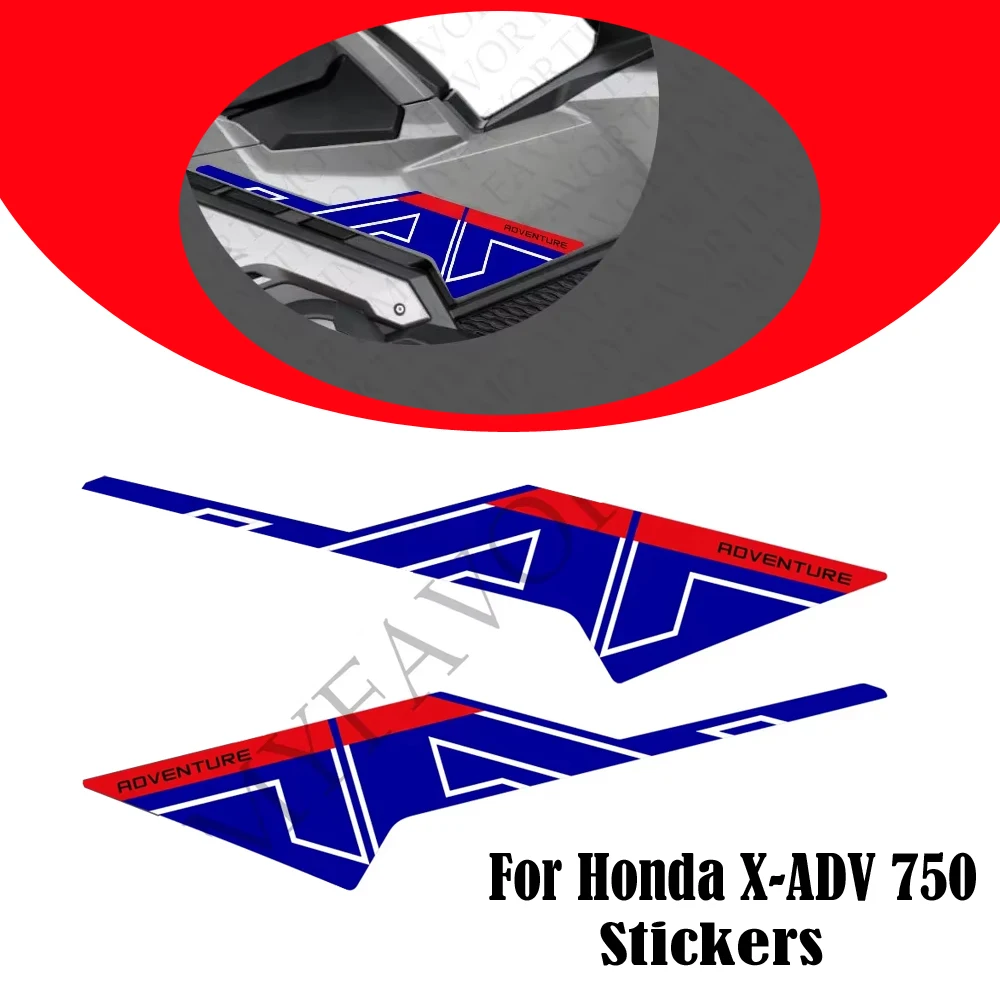 

For Honda X-ADV 750 X ADV 750 2021 2022 2023 2024 Protection Tank Pad Kit Knee Wheel Stickers Decals Fender Shell Windshield