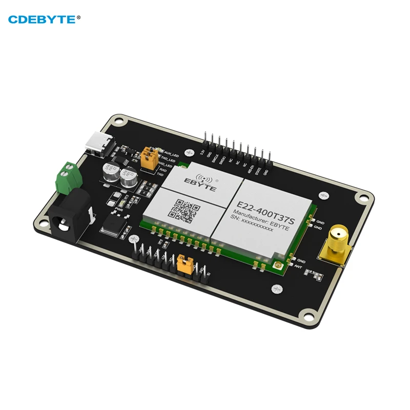 Test board LoRa Module 433/470MHz CDEBYTE E22-400TBH-02 5W 25Km Distance UART TO USB Development Board USB Interface Test Kit