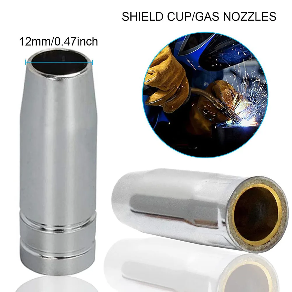 Professional Welding Contact Tips Set MB15 Components Mig Plasma Welder 0.8mm Contact Tips Compatible With MIG200