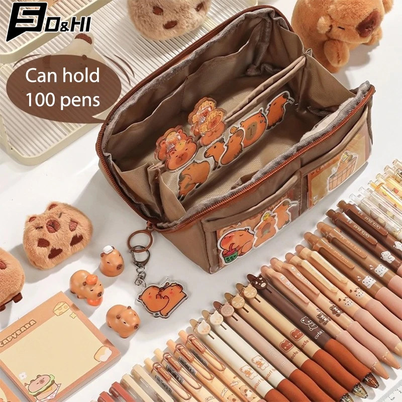 Pencil Bag For School Students With Large Capacity Multi-functional Pen Case Boy Girl Stationery Holder Bag Matching Pencil Case