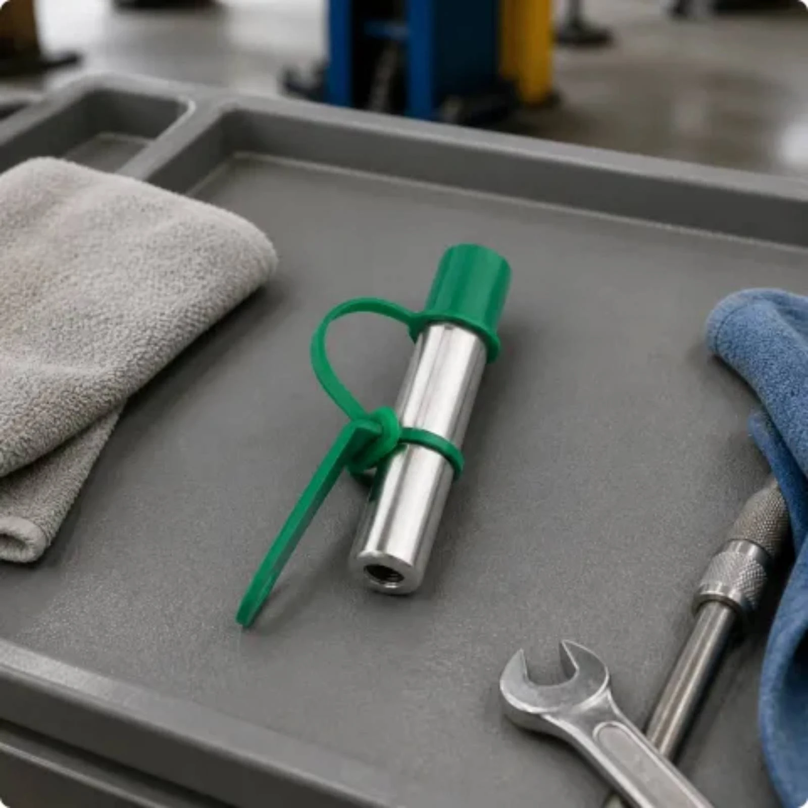 Clamp-Lock Grease Coupler Compact Machinery Lubrication Nozzle for Maintenance Technicians, Workshop