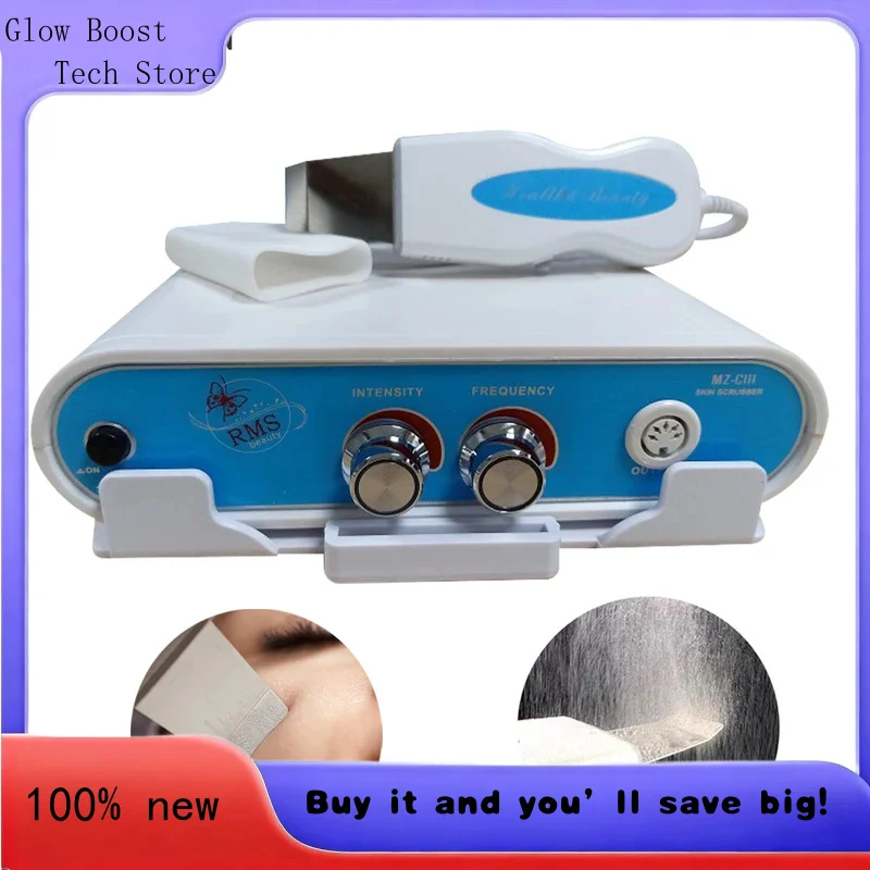 

Glow Professional Ultrasonic Skin Scrubber Deep Face Cleansing Removes Grains And Pimples Rejuvenation Peeling Beauty Care