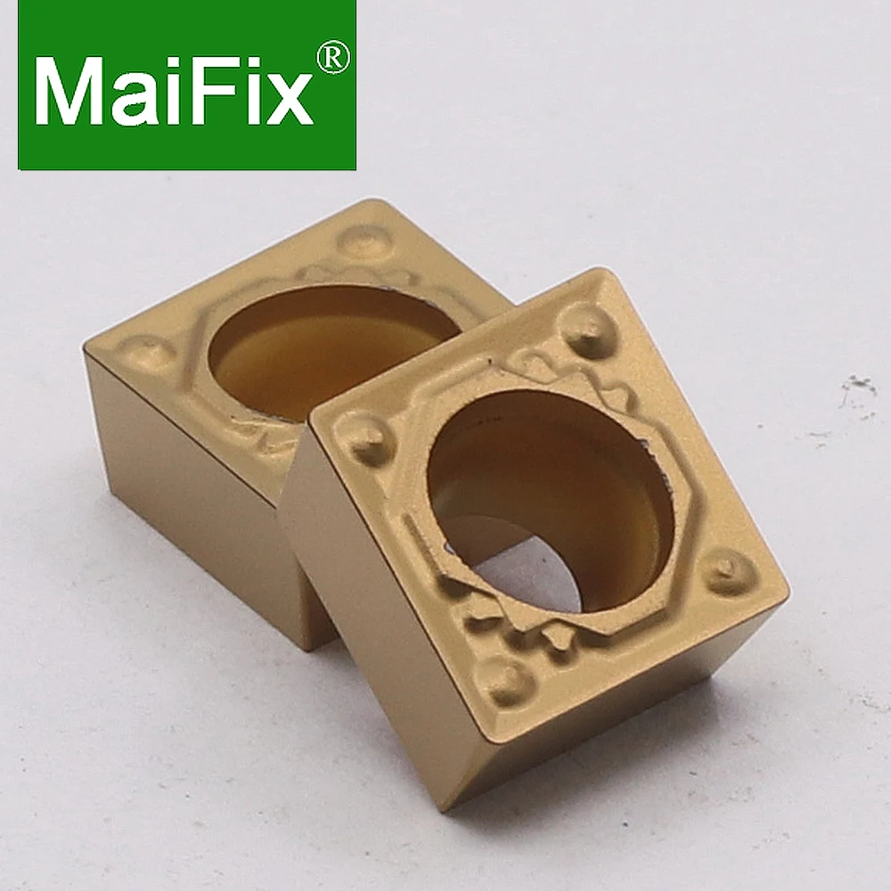 Maifix 10ชิ้น ccmt ZC32S CCMT120404 ZC2532 CCMT120408 CCMT09T304เครื่องมือกลึง060204เครื่องกลึงภายใน ccmt แทรกคาร์ไบด์