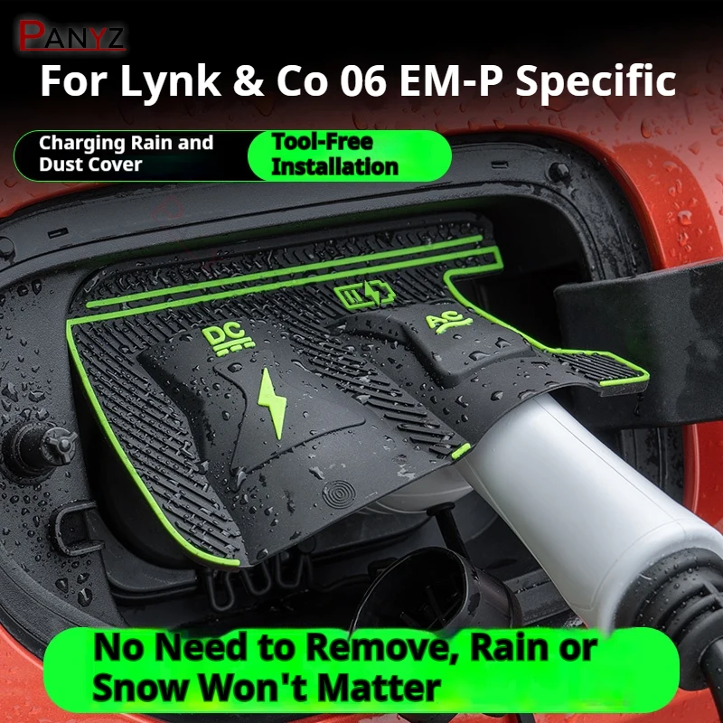 For Lynk&Co 06 07 08 EM-P Z10 Dedicated New Energy Car Charging Port Waterproof Protector Cover Gun Rain Cover