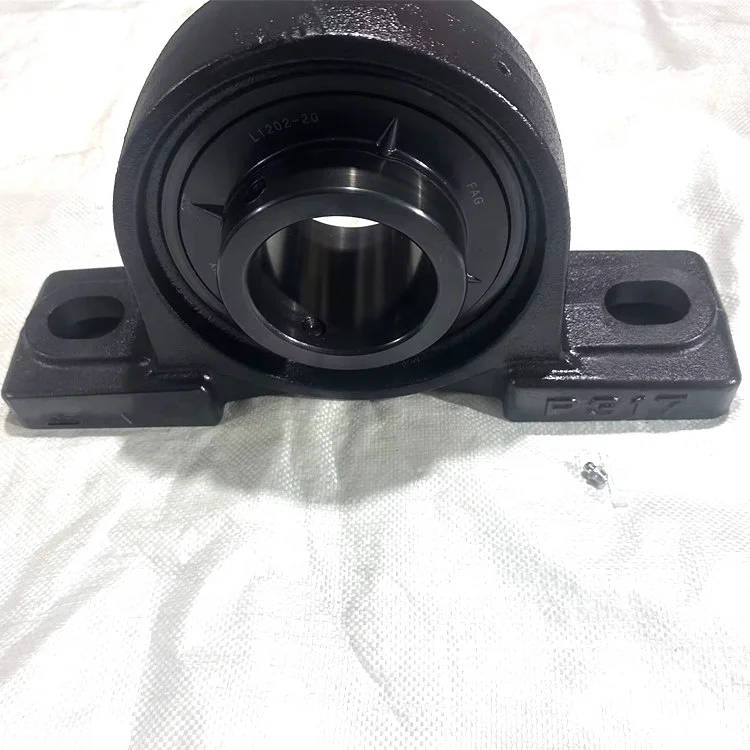 Pillow Block Bearing UCP 317 Bearing Unit with Extended Inner Ring and Set Screw Locking UCP317 Black Housing and Bearing