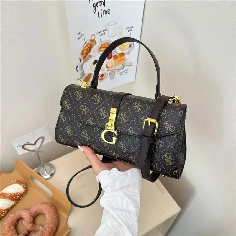 High End Vintage Diaper Bag For Women Minimalist Elegant Crossbody Handbag Designer Logo Large Capacity Tote Mommy Bag For Daily