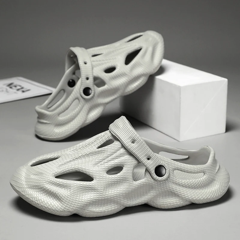 

Summer Men Slippers Comfortable Platform Outdoor Sandals 2025 Beach Slippers Flip Flops Male Indoor Home Slides Bathroom Shoes