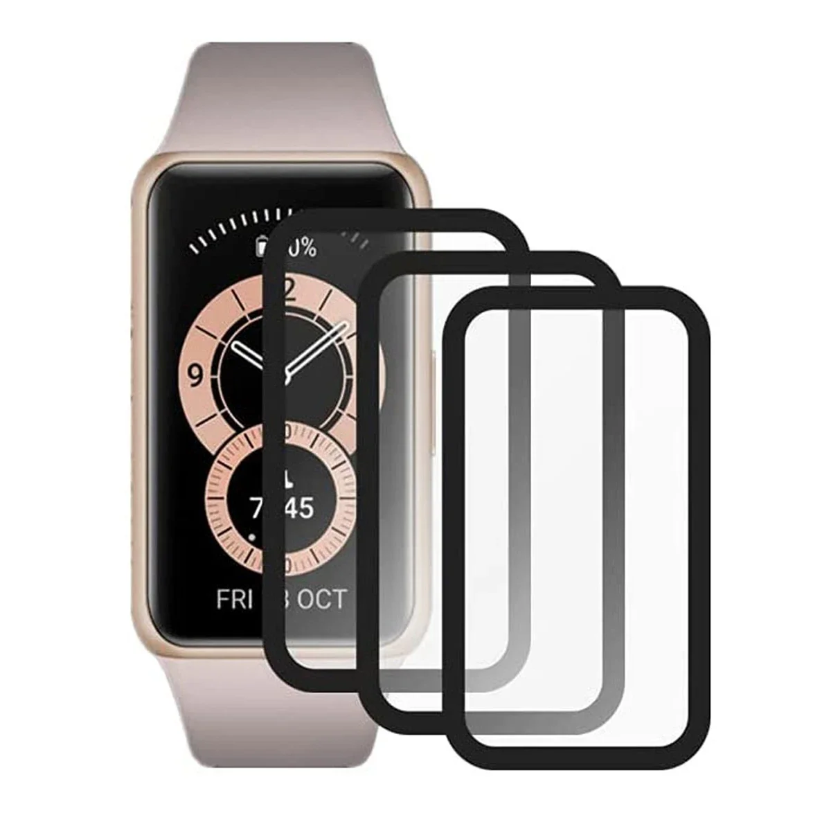 1-5 PCS Protective Soft Film For Huawei Watch Fit 2 Smartwatch Full Screen Protectors Smart Wristband For Huawei Band 6 7 8