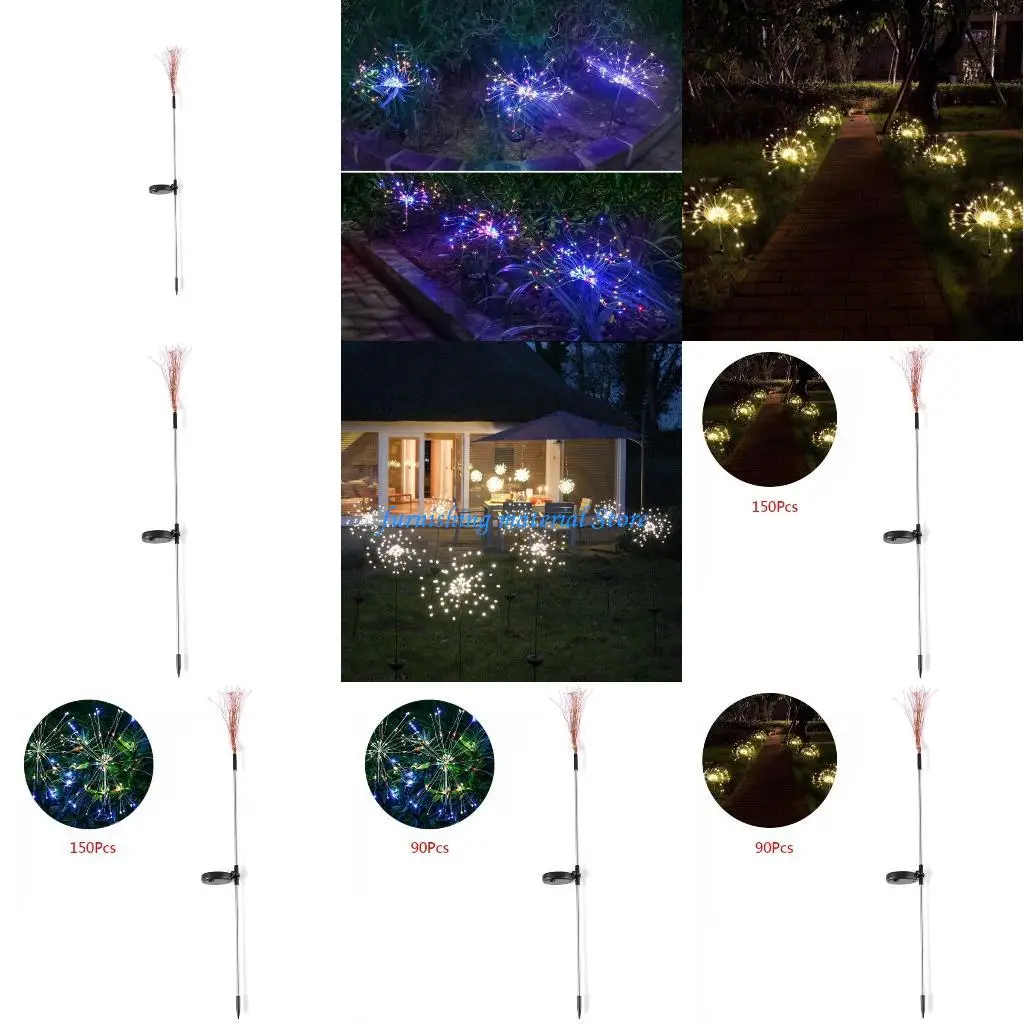 

Y5GD LED Solar Light Outdoor Waterproof DIY Night Light String 90/120/150 Garden Lawn Landscape Holiday Lights