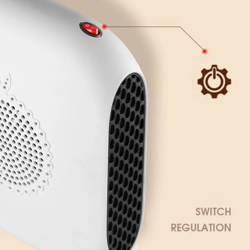 Space Heater For Bedroom Small Portable Personal Heater Office Desk Desktop Instant Heat Indoor Hot Air Blower Intelligent