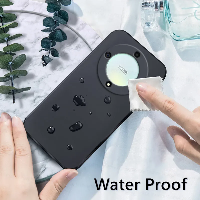 Honor X9 용 오리지널 충격 방지 액체 실리콘 케이스, Honor X7a X8a X9 용 TPU 폰 후면 커버