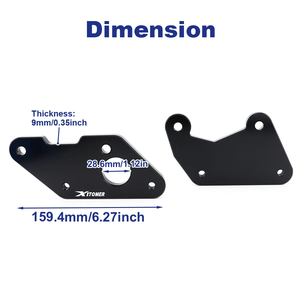 Rearset Riser Kit Footrest Motorcycle Adjustable Rear Set For Ninja 400 2018-2024 Z400 2019-2024 Ninja500 2024-2026 For Kawasaki