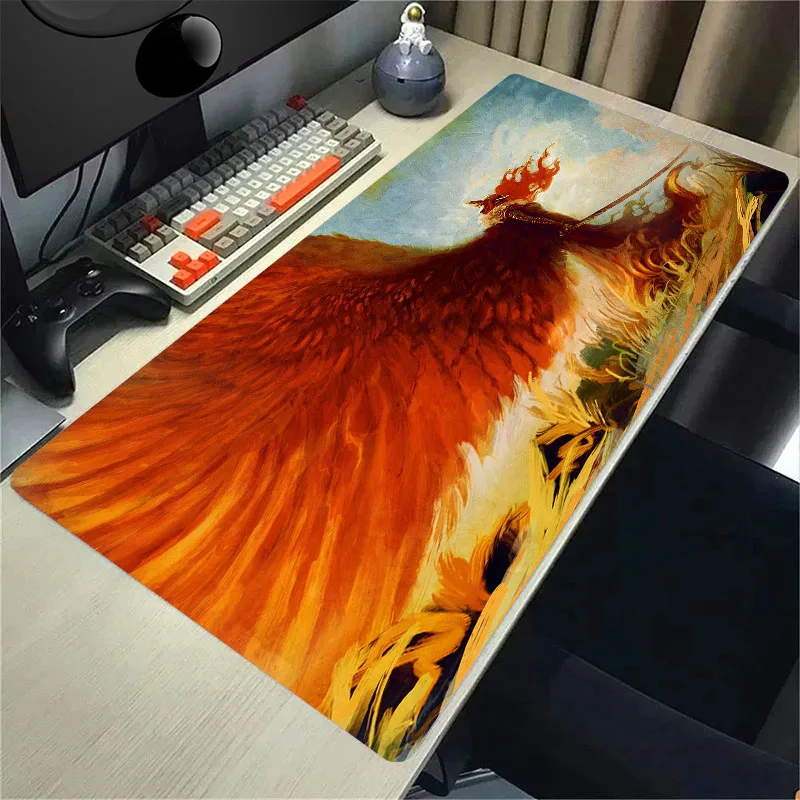 Tibia Large Gaming Mouse Pad Computer Mousepad PC Gamer Mouse Mat Laptop Mausepad Silicone Mouse Carpet Keyboard Mat Desk Pad