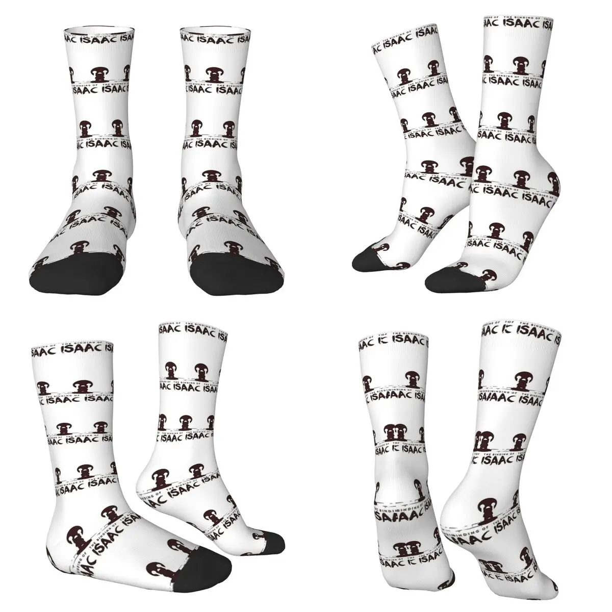 Game The Binding Of Isaac Print Socks Harajuku Super Soft Stockings All Season Long Socks for Man Woman Valentine's Day Gifts