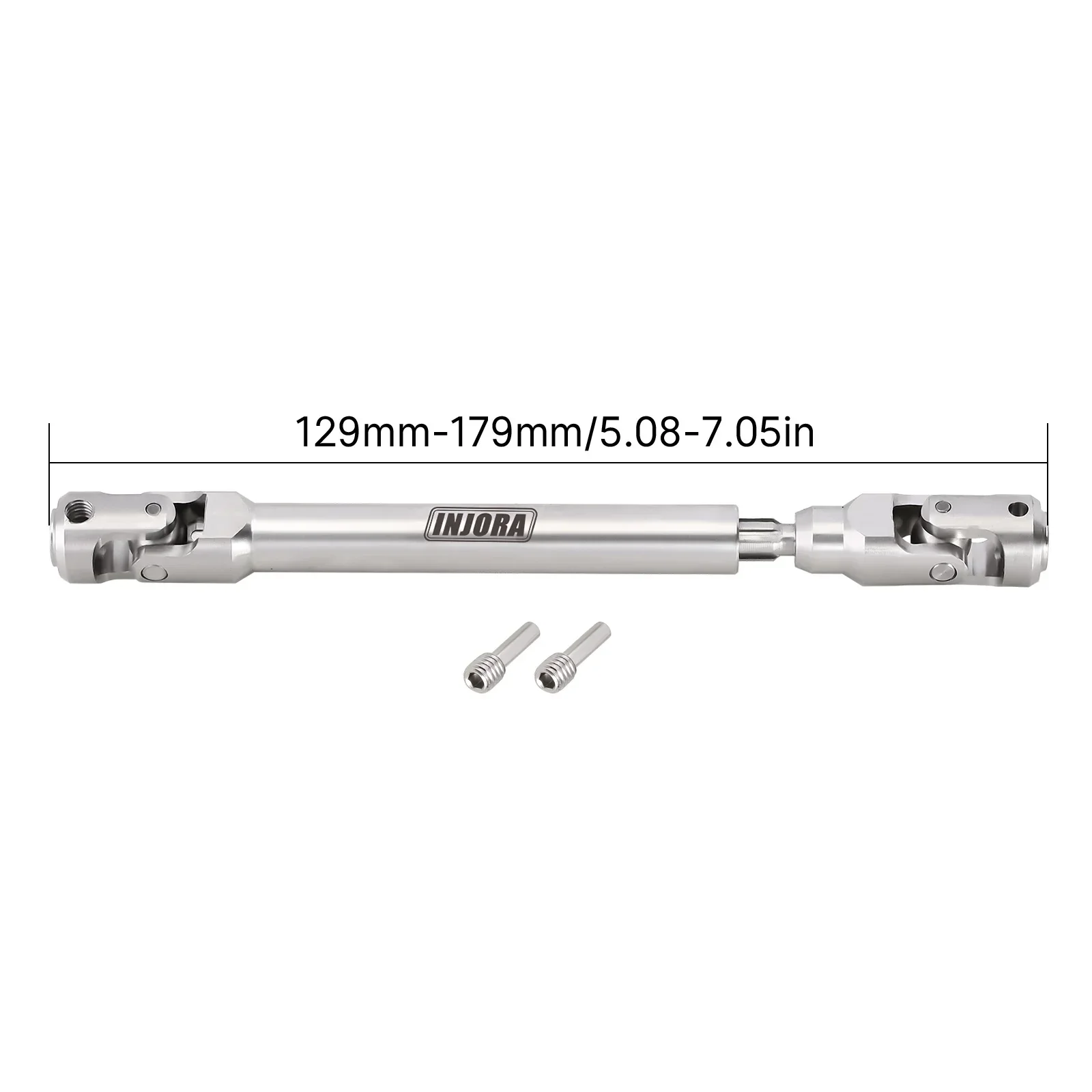 INJORA Stalen Zware Aandrijfas voor 1/10 RC Auto Crawler Axiale SCX10 90046 AXI03007 TRX4 Redcat Gen8