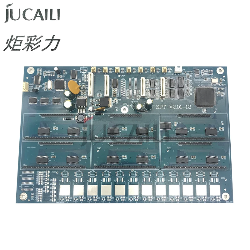 

Плата управления JUCAILI для печатающей головки Seiko 510 SPT V2.01-12, 12 головок, для принтеров Challenger Infiniti, бесплатная доставка