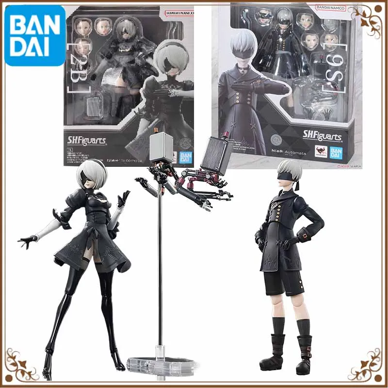 Sold Out BANDAI lS.H.Figuarts NieR:Automata YoRHa No. 2 Type B Action Figure Model Kit Completed Collectible Model Ornaments