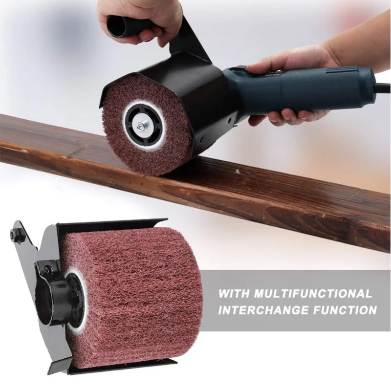 Burnishing Polishing Machine Accessory Multifunctional Handheld Polishing Machine Accessory With 2 Brushing Wheel