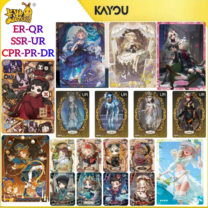 Authentic Identity V Trading Cards Vol.1-3 Set Series Game Collection Cards Anime Peripheral Toys Holiday Gifts for Collectors
