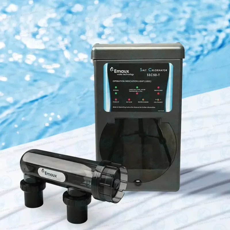 Premium Emaux Salt Chlorinator for 15g/h 25g/h 45g/h Self-Cleaning Pool Water Disinfection System for Residential and
