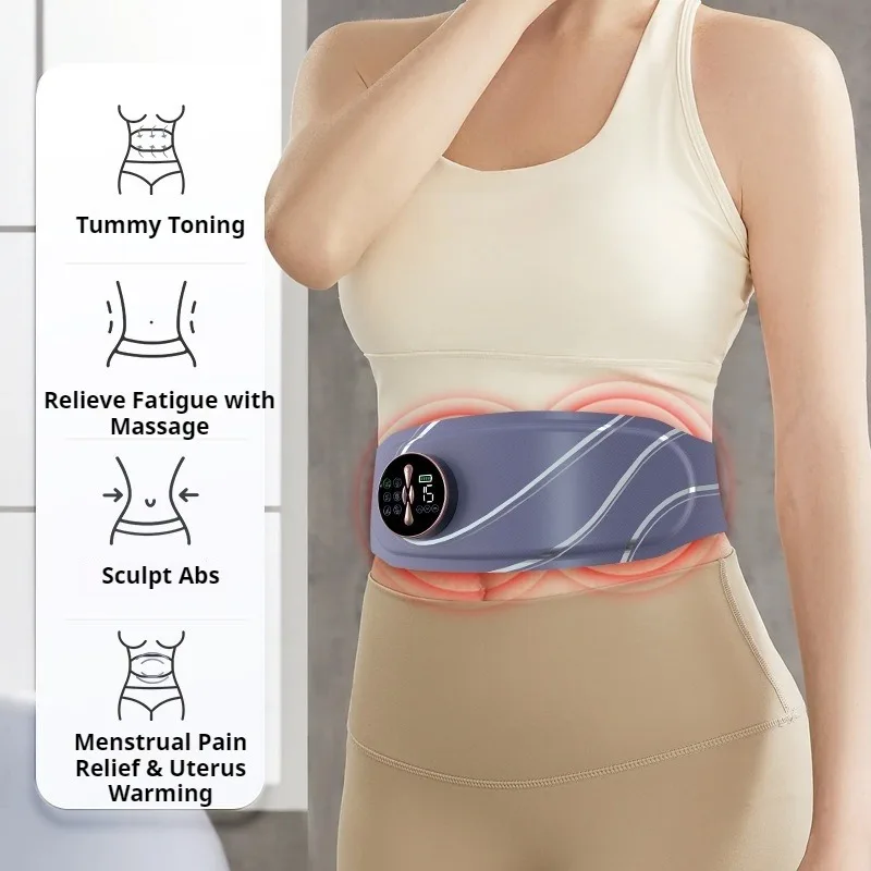 

EMS Body Shaping Massage Equipment Electric Waist Massage Vibrators Relaxing Muscle Stimulator Physiotherapy Abdominal Massager