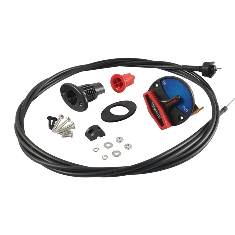 A30P-Drain Plug System Controlled Bilge Drain Plug Kit For Bass Boats, Jon Boatsand Fishing Boats Marine Hardware Accessories