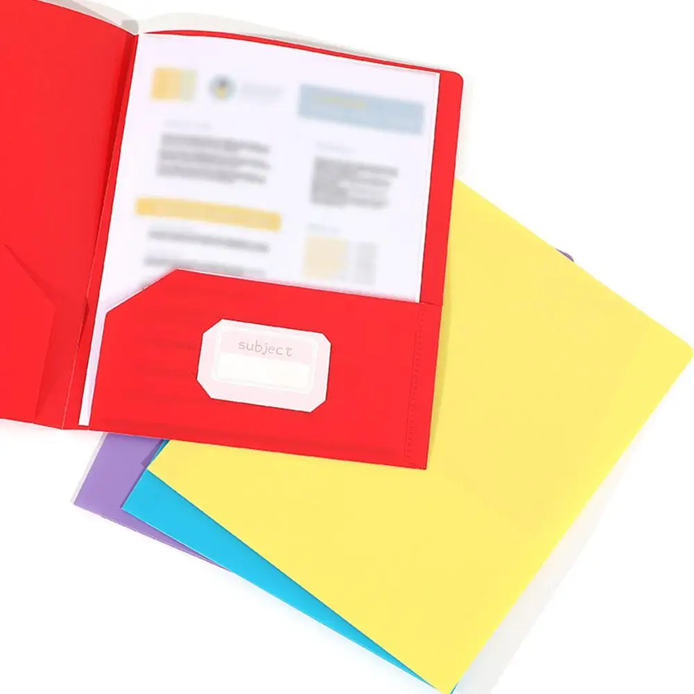 A4 Colorful Folder Waterproof Reusable Envelope Storage Bag For School Test Papers Office Document Pocket Store Card Photos