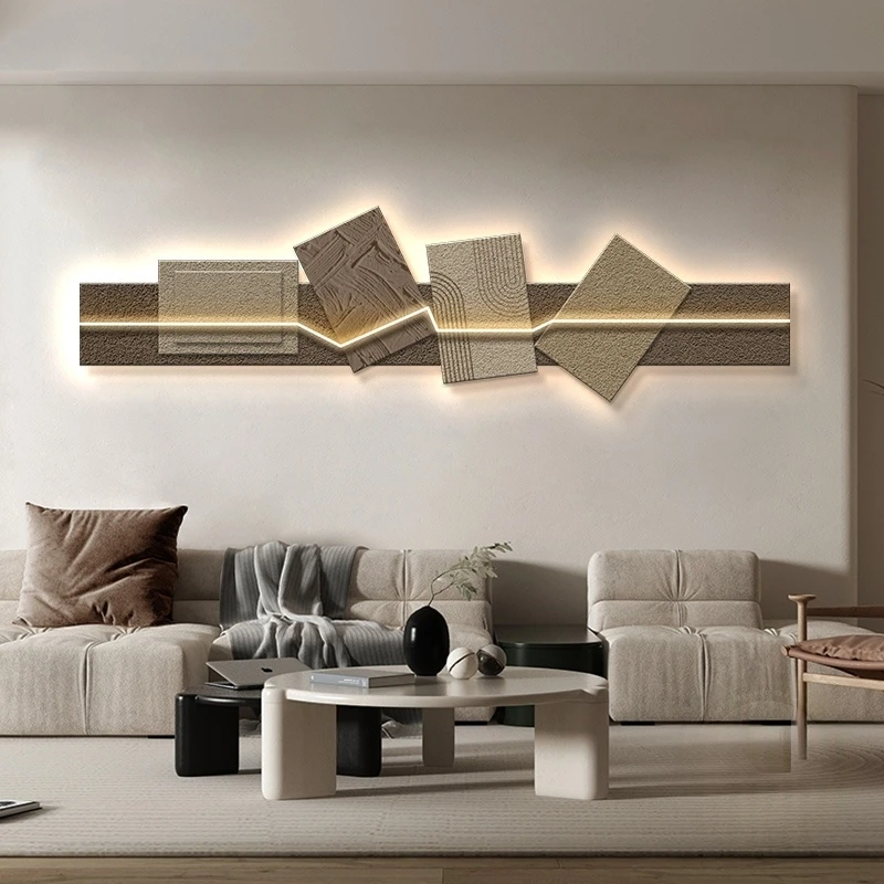 الحديثة الإبداعية وحدة إضاءة LED جداريّة مصباح لمدخل غرفة المعيشة الدرج خلفية بريق ديكور المنزل جدارية معلقة اللوحة الخفيفة