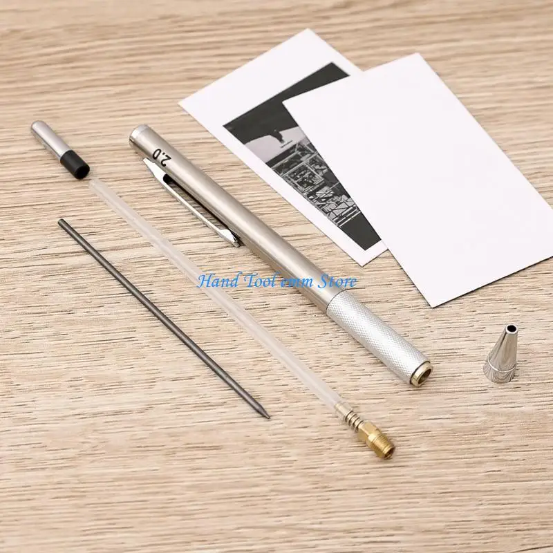 

H37F Mechanical Pencil Metal Automatic Pencil Carpenter Drafting Pencil 0.30MM-2.0MM Drafting Pencil for Marking, Sketching