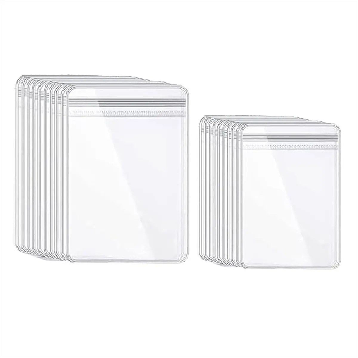 (WSFS) 40 Pcs Travel Jewelry Bags, Includes 2 Size Clear Jewelry Pouch Bags, Anti Tarnish Jewelry Organizer Case Bags