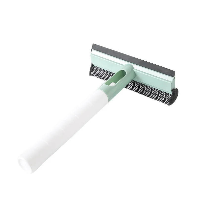 3 In 1 Window Cleaning Brush Glass Wiper for Bathroom Mirror Window With Spray Double-sided Window Cleaner Squeegee Wiper