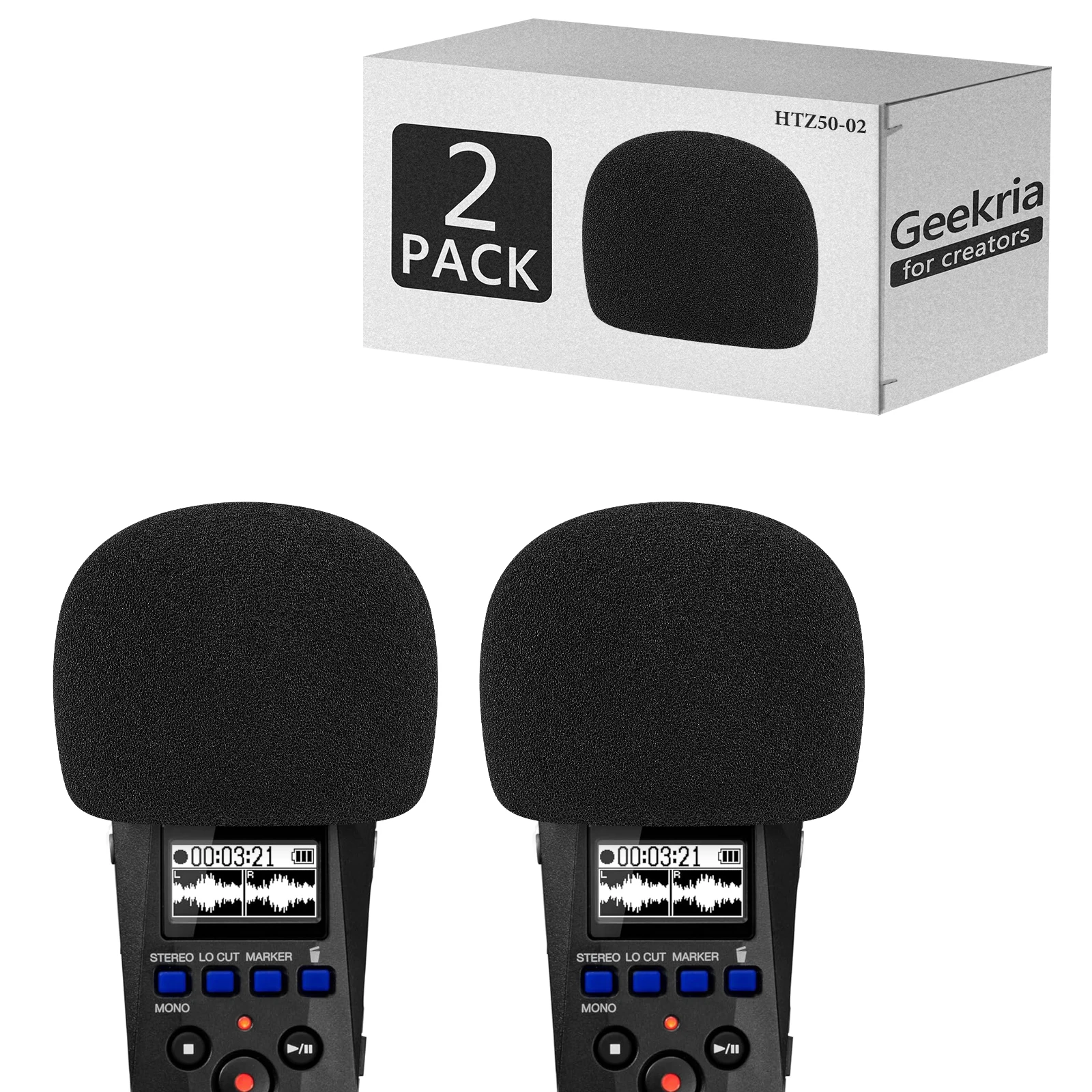 YOUSHARES Zoom H1n Handy Recorder Windscherm met Schuim Cover - Pop Shield voor Zoom H1 Draagbare Digitale Recorder, Microfoon Windscherm/hoes Binnen/Buiten