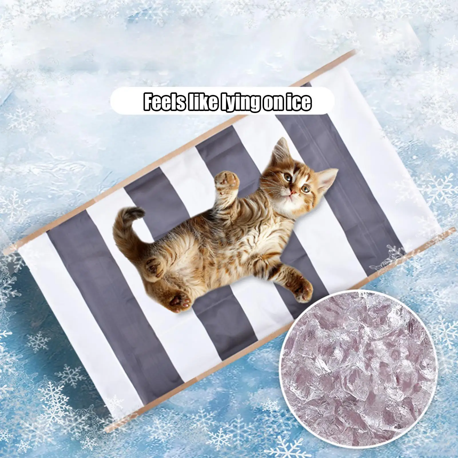

Pet Cooling Mat Cooling Lounge Chair Couch Ice Mat Breathable Elevated Ice Lounger Chair Pet Accessories Dog Furniture For