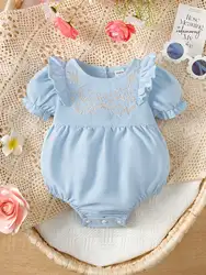 Baby summer leisure simple refreshing comfortable jumpsuit.