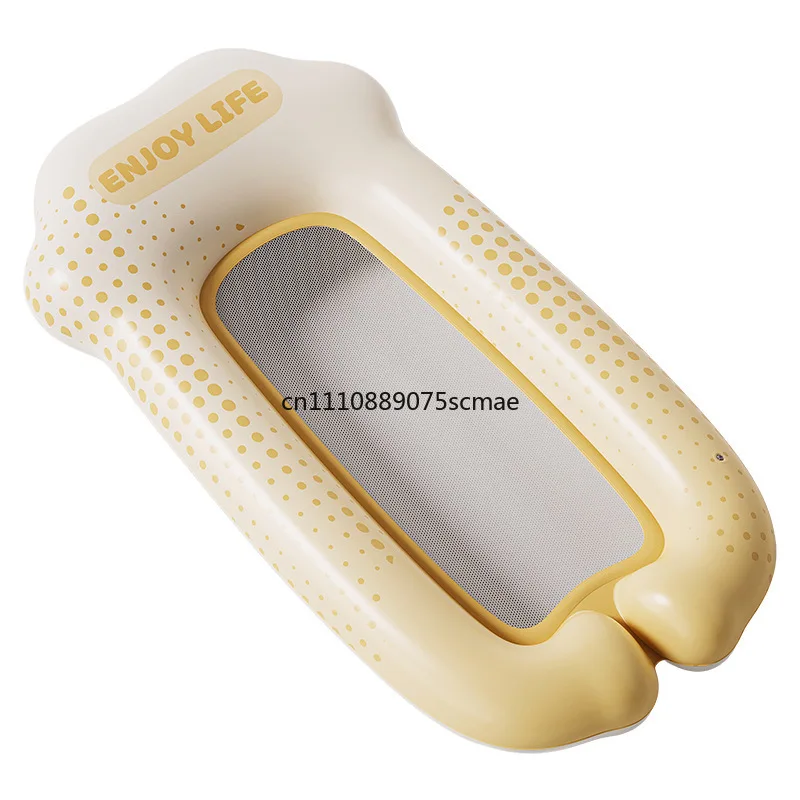 Inflatable floating bed tanning pool beach lounge chair adult outdoor floating row foldable pvc view 4