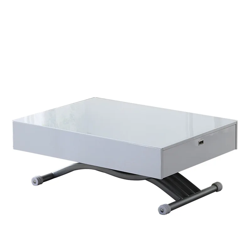 Hot-selling home furniture, innovative design, convenient folding and lifting, intelligent deformation dining table
