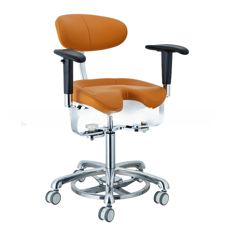 Microscope Laboratory Surgical Chair Clinic Foot Lift Chair Silent Wheel Rotatable