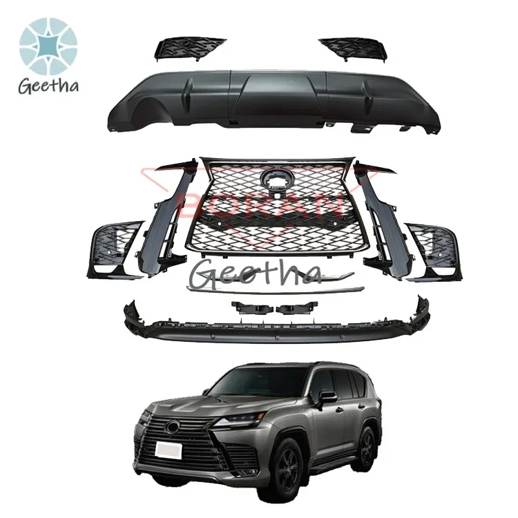 

Комплект обвесов Factory Direct LX600 (передний и задний сплиттеры, решетка радиатора) для Lexus 2022+