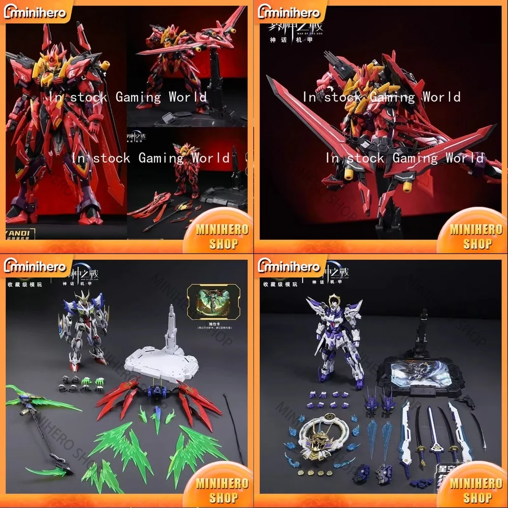 

In Stock Zangwange Yandi 1100 Alloy Mecha Robot Action Figure Transformation Toy Collectible Model Assembly Kit for Adults