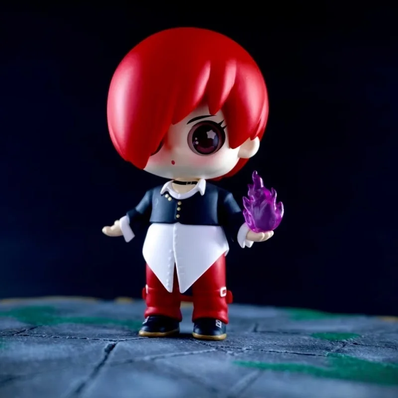 신규 킹 오브 파이터즈 블라인드 박스 킹 오브 파이터즈 키라피카 애니메이션 피규어 미스터리 박스 야가미 이오리 모델 쿄 쿠사나기 장난감