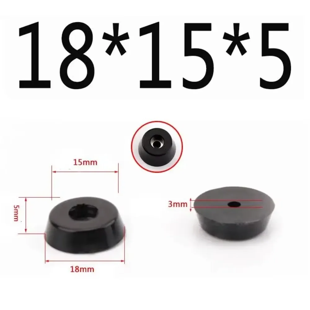 Case Feet Rubber Rubber Feet Anti-Slip Round Bumper Pad Fine Grips Non Slip Pads Furniture Protection