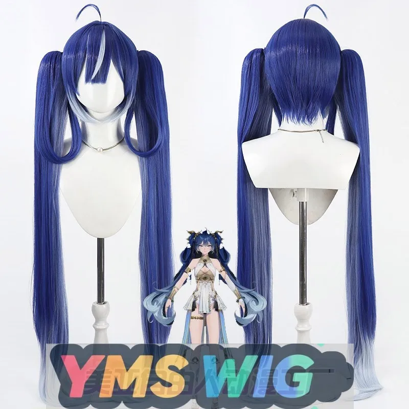 

YMS WIG Wuthering Waves, Cos Wig IUNO Split Double Ponytail Extended Braid Scalp