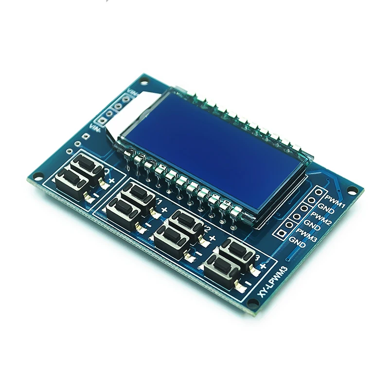 Signal Generator PWM Pulse Frequency Duty Cycle Adjustable Module LCD Display 1Hz-150Khz 3.3V-30V PWM Board Module